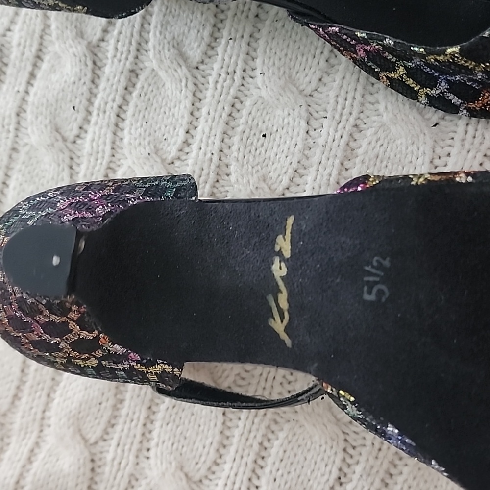 Latini Dance Multicolor Women's Low Hels.UK By Skilled Craftsmen Designed . - Picture 5 of 8